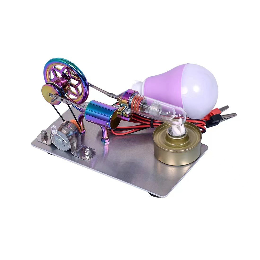 Simplified Puzzle Toy Stirling Engine Model