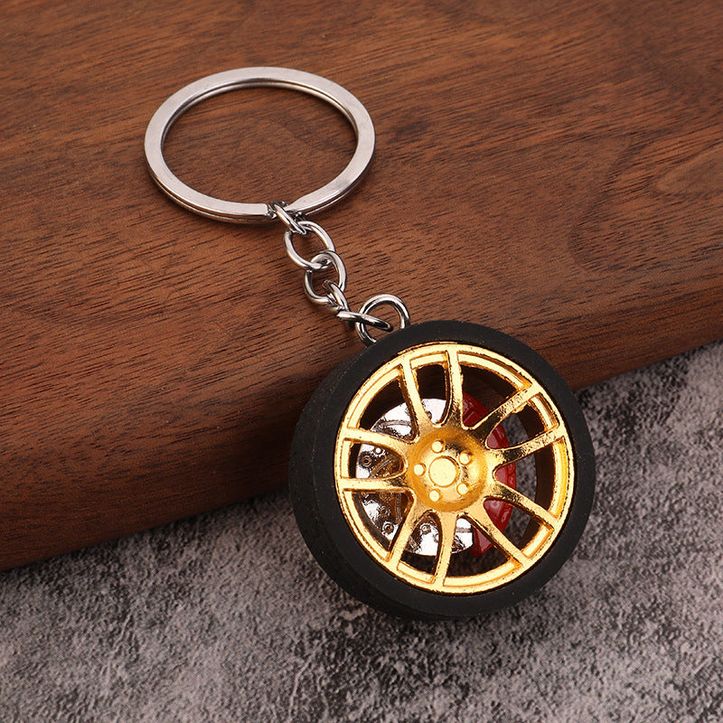 Car wheel keychain 1