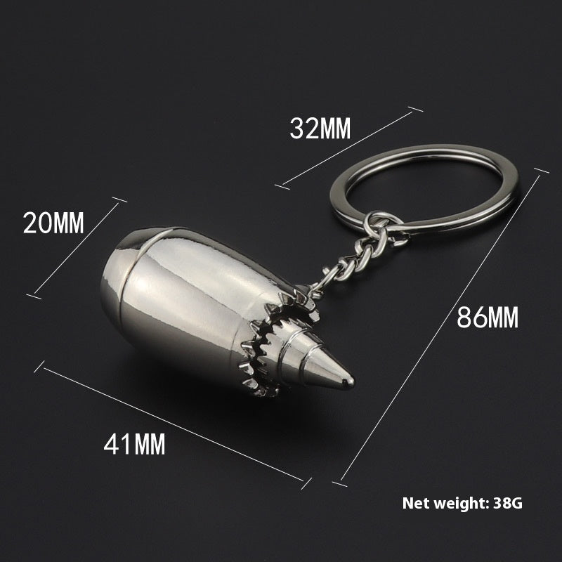 Airplane Engine Keychain