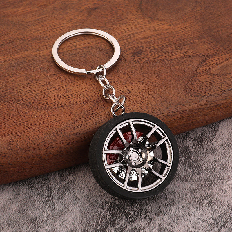 Car wheel keychain 1