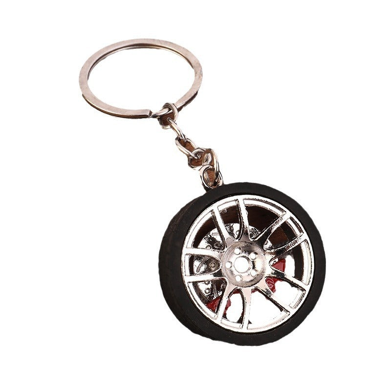 Car wheel keychain 1