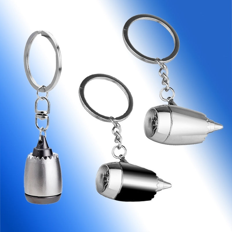 Airplane Engine Keychain