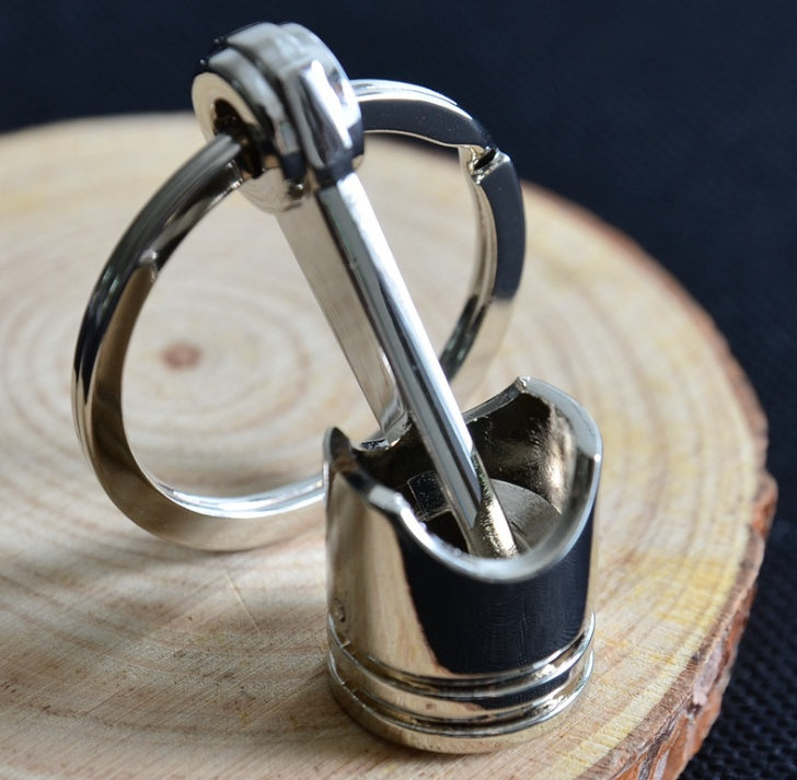Engine piston keychain 1
