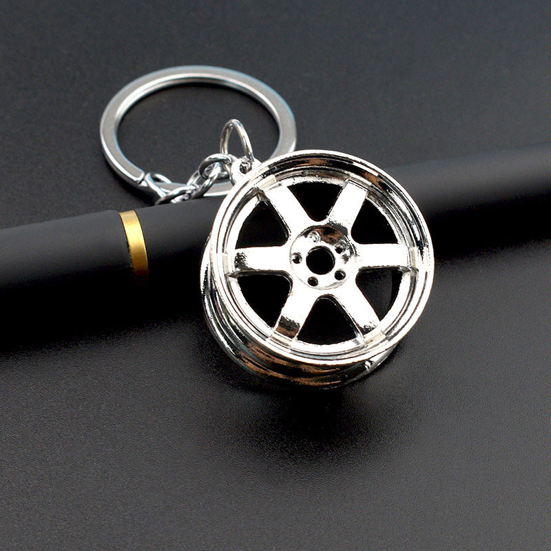 Car Wheel Keychain 2