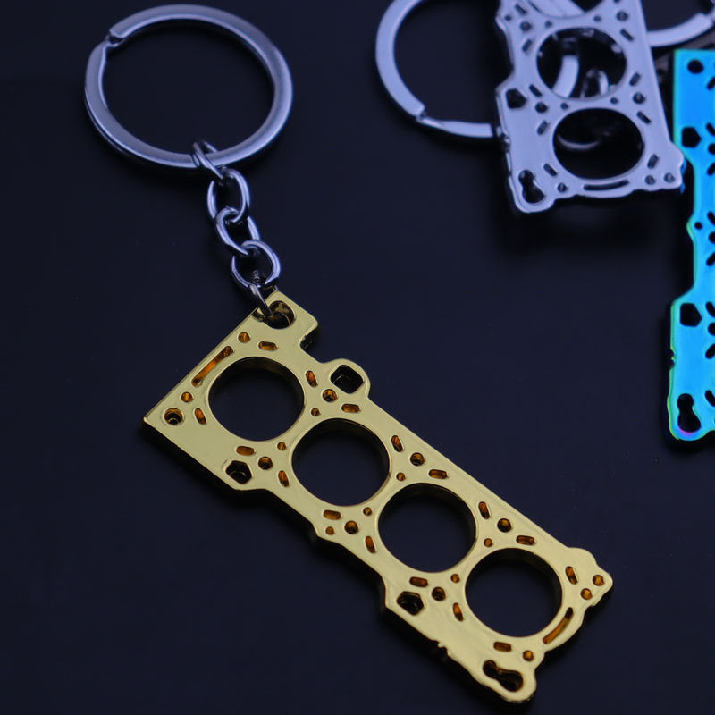 Engine Head Gasket Keychain