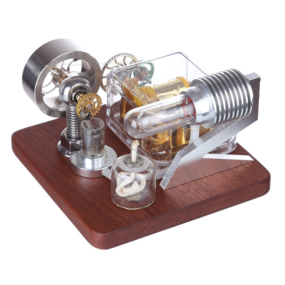 Stirling Engine powered music box