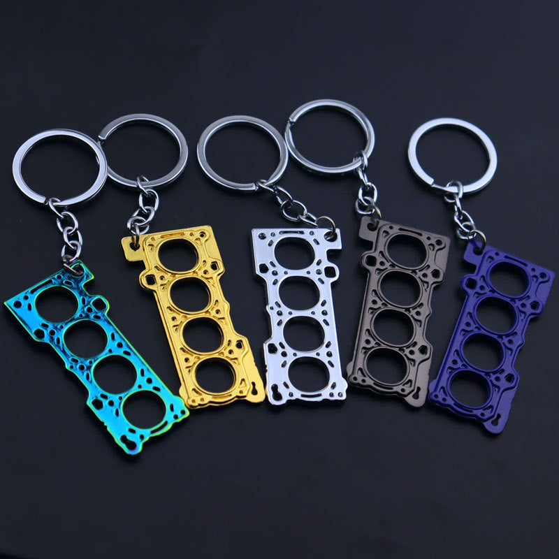 Engine Head Gasket Keychain