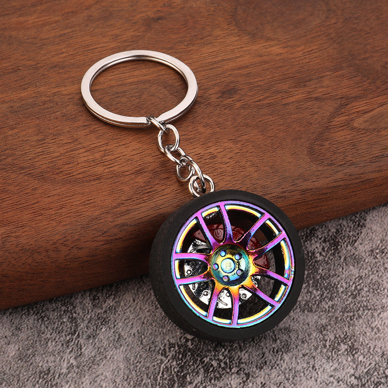 Car wheel keychain 1