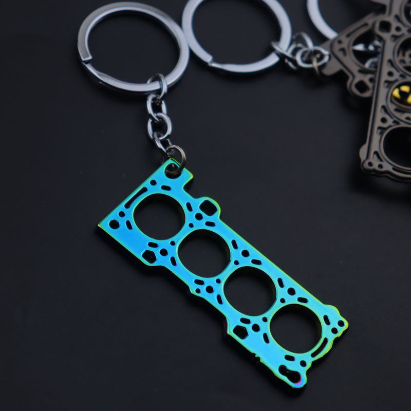 Engine Head Gasket Keychain