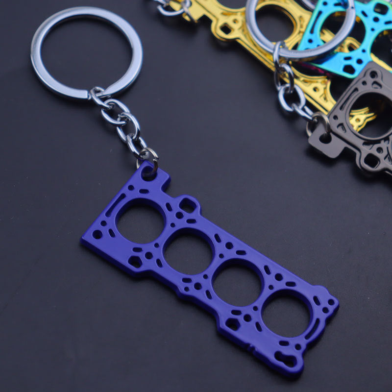 Engine Head Gasket Keychain