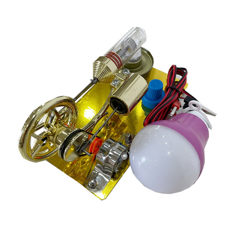 Simplified Puzzle Toy Stirling Engine Model