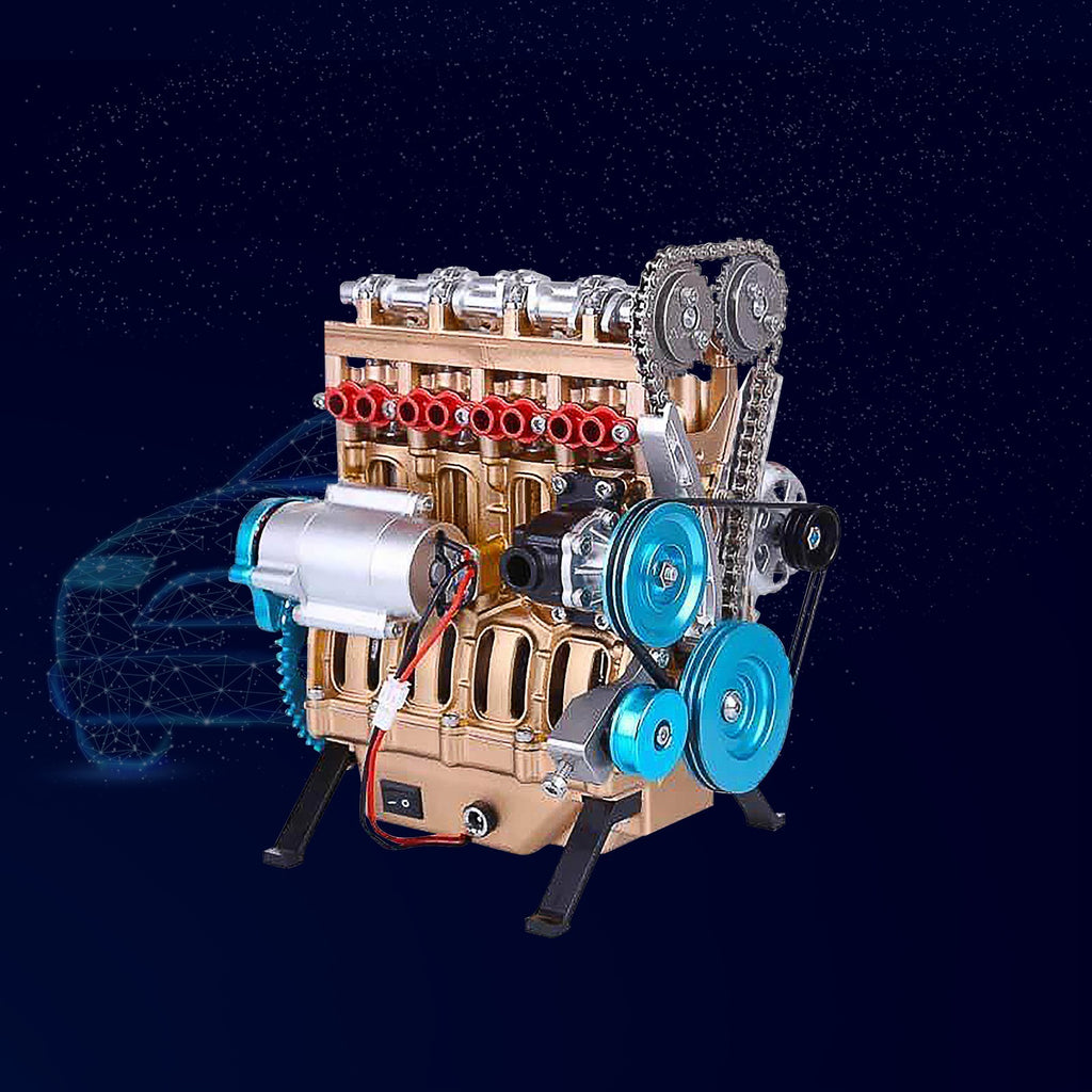 Electric powered I4 Engine model